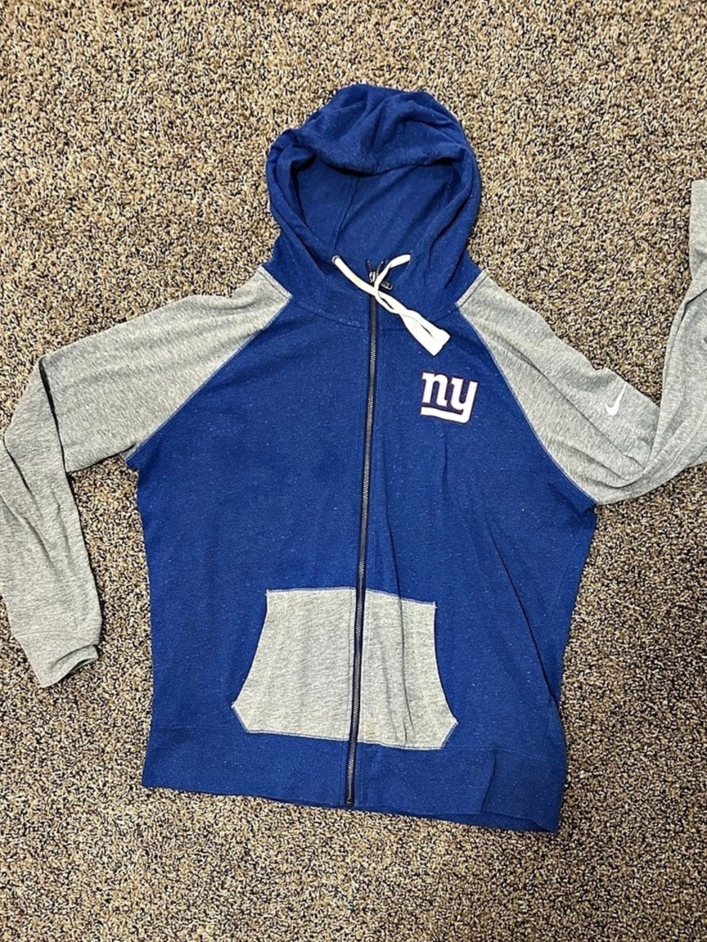 Nike Giants Full-Zip Hooded Sweatshirt XL